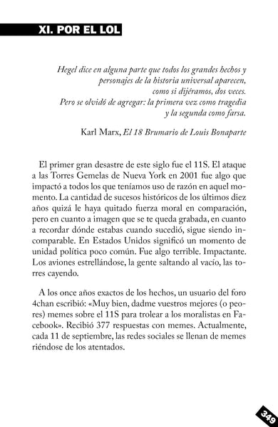 Manuel Moreno - "Extremo: Cómo la cultura de la transgresión y su censura nos han llevado al fascismo